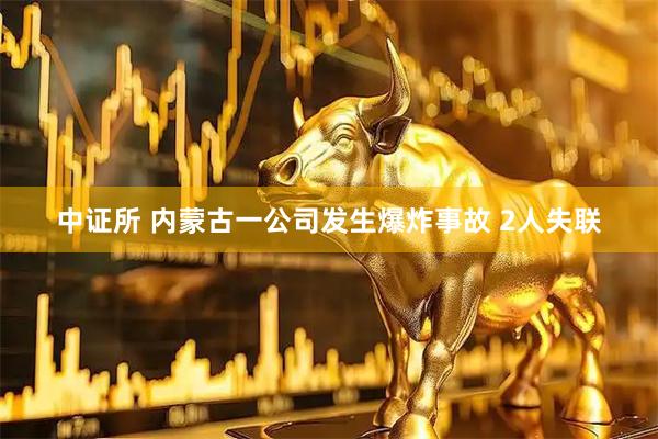 中证所 内蒙古一公司发生爆炸事故 2人失联